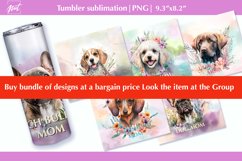 Santa sublimation Stained Glass tumbler, Christmas tumbler Product Image 7