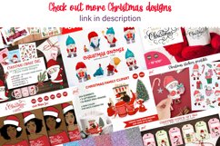 Christmas Gnome for holidays. Christmas sublimation designs Product Image 2