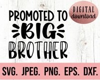 Little Brother Big Brother SVG - New Baby SVG - Sibling SVG Product Image 4