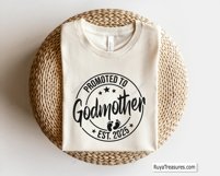 Promoted to Godmother 2025 Svg