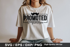Promoted to grandpa - Grandpa SVG Design Product Image 1