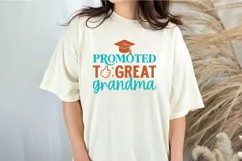Promoted to great grandma SVG , Grandparents SVG Product Image 2