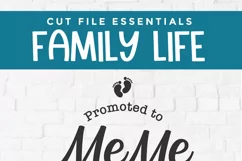 Create a Grandma MeMe shirt or tote bag with this Promoted to Meme svg file for Cricut or Silhouette!