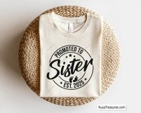 Promoted to Sister 2025 Svg