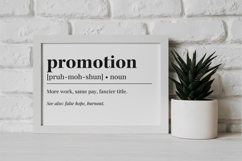 Funny Office Definition Wall Art, Office Decor SVG, PNG. Product Image 2