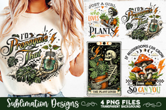 Funny gardening skulls sublimation bundle 40 designs PNG Product Image 11