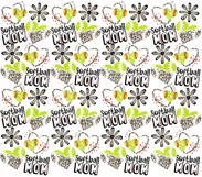 Softball Mom Tumbler Wrap, Sublimation, 20 oz Tumbler Wrap Product Image 2