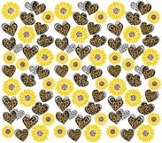 Sunflower Tumbler Wrap, Sublimation, Cheetah Tumbler Wrap Product Image 2
