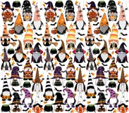 Halloween Tumbler Wrap, Sublimation, Gnome Tumbler Wrap Product Image 2