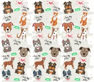 Pitbull Tumbler Wrap, Sublimation, Dog Tumbler Wrap, PNG Product Image 2