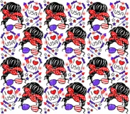Patriotic Tumbler Wrap, Sublimation, 20 oz Tumbler Wrap PNG Product Image 2