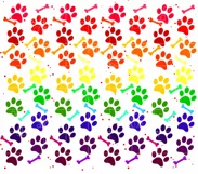 Paw Print Tumbler Wrap, Sublimation, 20 oz Tumbler Wrap PNG Product Image 2