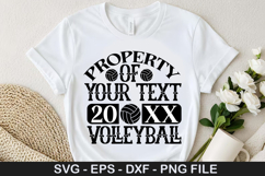 Property of your text 20 xx - Volleyball SVG Design Product Image 1