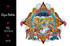 christening, vintage, religious, heaven, communion, faith, sacrament, saviour, epiphany, christian, evangelical, orthodox, greek, art, saint, holy, king, baptism, confirmation, angels, religion, sky, illustration, god, blessing, byzantine