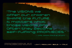 Proscenium Arch - An Ultra-Wide Cinematic Sci-Fi Font Product Image 2