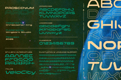 Proscenium Arch - An Ultra-Wide Cinematic Sci-Fi Font Product Image 3