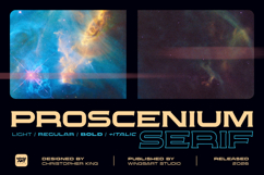 Proscenium Serif - A Widescreen Title Font Designed for Cine Product Image 1