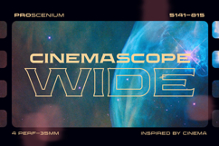 Proscenium Serif - A Widescreen Title Font Designed for Cine Product Image 4