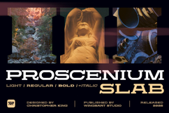 Proscenium Slab - An Ultra-Wide Font Designed for Cinema Product Image 1