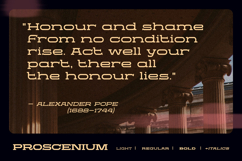 Proscenium Slab - An Ultra-Wide Font Designed for Cinema Product Image 2