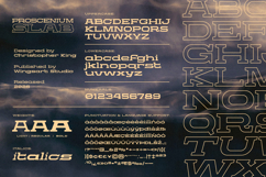 Proscenium Slab - An Ultra-Wide Font Designed for Cinema Product Image 3