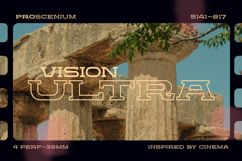 Proscenium Slab - An Ultra-Wide Font Designed for Cinema Product Image 4