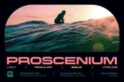 Proscenium - A Wide Sans-Serif Font Designed for Cinema Product Image 1