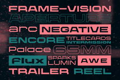 Proscenium - A Wide Sans-Serif Font Designed for Cinema Product Image 11