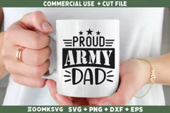 Proud Army Dad SVG | Military SVG | Veteran SVG Product Image 2