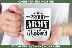 Proud Army Husband SVG | Military SVG | Veteran SVG Product Image 1