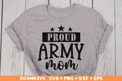 Proud army mom SVG, Military SVG, Veteran SVG Product Image 1