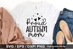 Proud autism mom - Grandad SVG Design Product Image 1