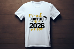 Proud Brother of a 2026 Senior SVG Quote Product Image 3