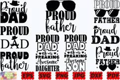 Proud Dad SVG | Proud Father SVG | Proud SVG | Dad SVG | PNG Product Image 1