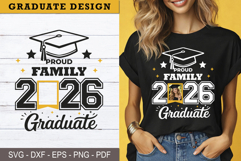Proud Family Graduate 2026 SVG PNG Custom print