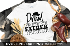 Proud father SVG - Father&#039;s Day Design Product Image 1