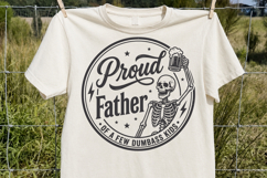 Proud Father Of A Few Dumbass Kids SVG Product Image 2