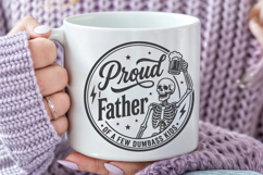 Proud Father Of A Few Dumbass Kids SVG Product Image 5