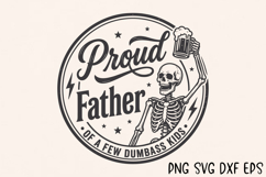 Proud Father Of A Few Dumbass Kids SVG Product Image 7