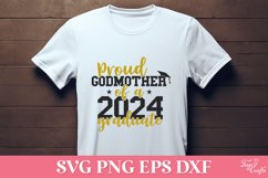 Proud Godmother of a 2024 Graduate SVG | Proud Senior SVG Product Image 4