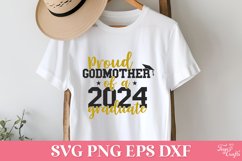 Proud Godmother of a 2024 Graduate SVG | Proud Senior SVG Product Image 6