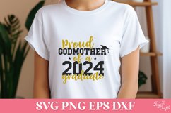 Proud Godmother of a 2024 Graduate SVG | Proud Senior SVG Product Image 7