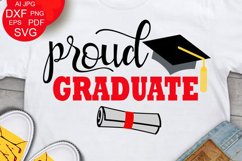 Proud Graduate svg Graduation decor Dxf Product Image 1