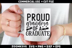 Proud grandma of a graduate SVG | Graduation SVG Product Image 2
