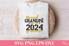 Proud Grandpa of a 2024 Graduate SVG | Proud Senior SVG Product Image 1