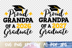 Proud Grandpa of a 2026 2027 graduate Graduation cap Senior Product Image 1