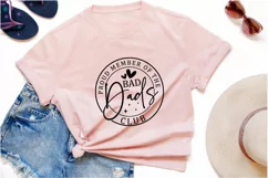 Proud member of the bad dads club SVG Product Image 3
