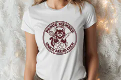Proud Member Of The Cookie Baking Crew SVG, Christmas Cat Product Image 2