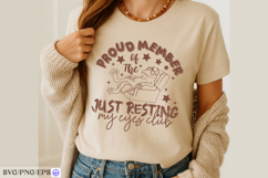 Funny Proud Member Of The Just Resting My Eyes Club Father's Product Image 3