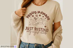 Funny Proud Member Of The Just Resting My Eyes Club Father's Product Image 3